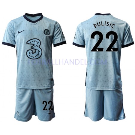 Barn Fotballdrakter Chelsea Christian Pulisic 22 Borte 2020-21 Kortermet